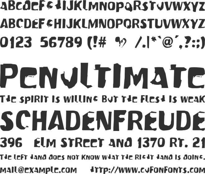 Modern Conformist font preview