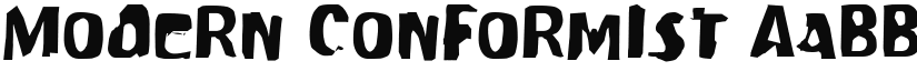 Modern Conformist font download
