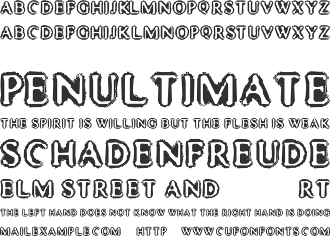 Mister Haddaris font preview
