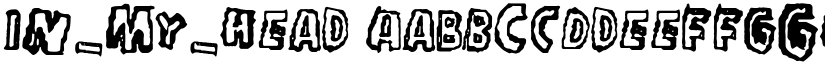 in_my_head font