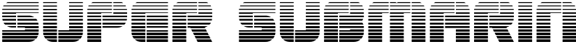 Super Submarine Gradient Regular font