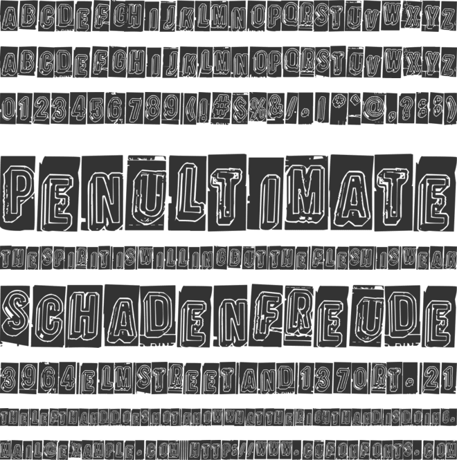 Oravanpy font preview