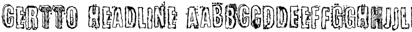 Certto Headline font