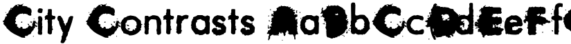 City Contrasts font