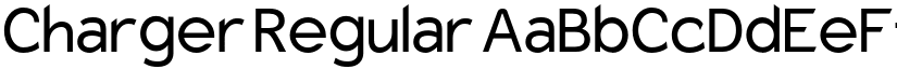Charger Regular font
