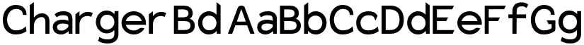 Charger Bd font