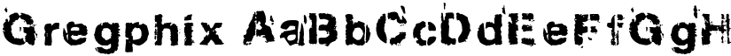 Gregphix font