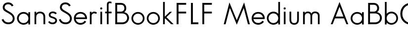 SansSerifBookFLF Medium font