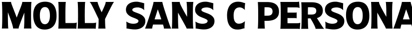 Molly Sans C PERSONAL Bold font