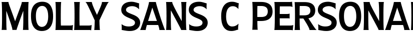 Molly Sans C PERSONAL Medium font
