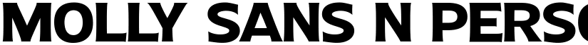 Molly Sans N PERSONAL Bold font