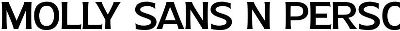 Molly Sans N PERSONAL Medium font