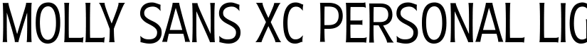 Molly Sans XC PERSONAL Light font