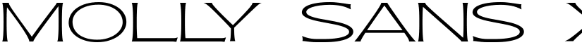 Molly Sans XE PERSONAL Thin font