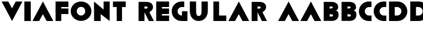 Viafont Regular font