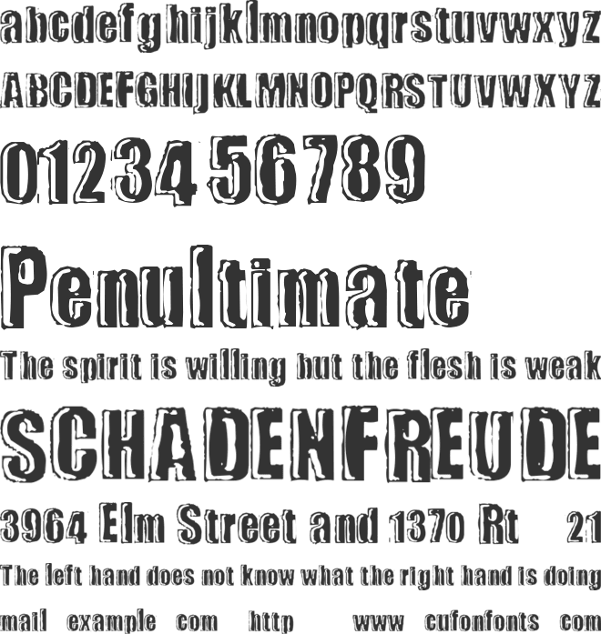 My Wife Sucks font preview