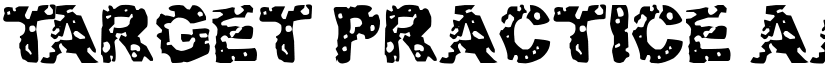 Target Practice font download