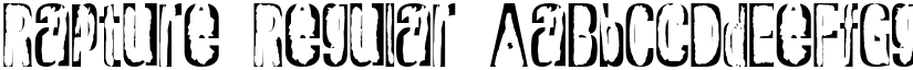 Rapture Regular font