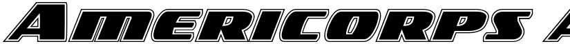 Americorps Academy Regular font