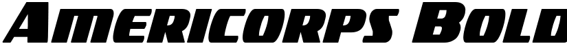 Americorps Bold Extra-Condensed Bold Extra-Condensed font