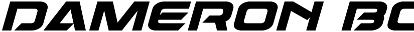 Dameron Bold Italic Bold Italic font