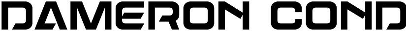 Dameron Condensed Condensed font