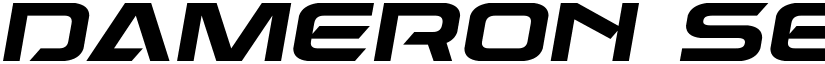 Dameron Semi-Italic Semi-Italic font