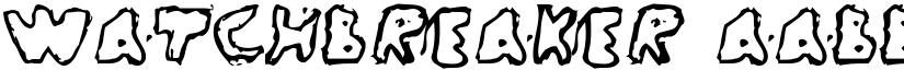WatchBreaker font