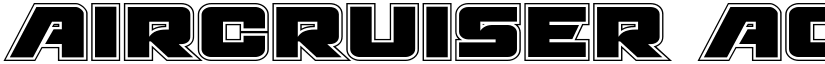 Aircruiser Academy Regular font