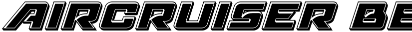 Aircruiser Bevel Italic Italic font