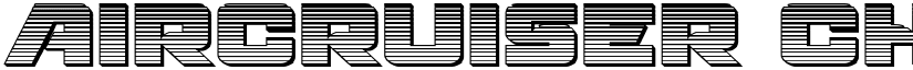 Aircruiser Chrome Regular font