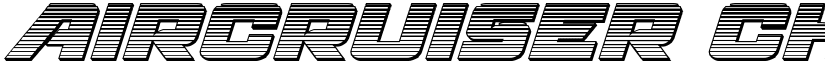 Aircruiser Chrome Italic Italic font