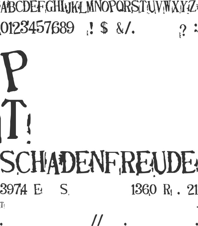 Depressionist 2 font preview