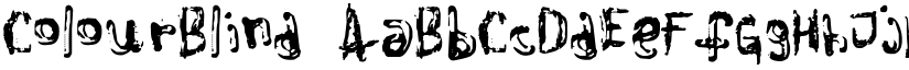 ColourBlind font