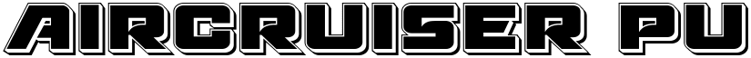 Aircruiser Punch Regular font