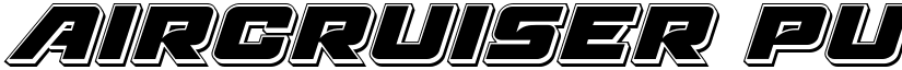 Aircruiser Punch Italic Italic font