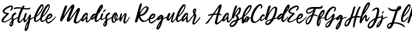 Estylle Madison Regular font