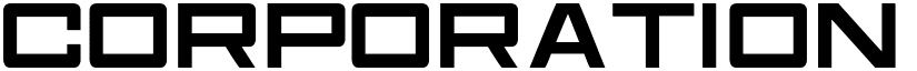Corporation Regular font