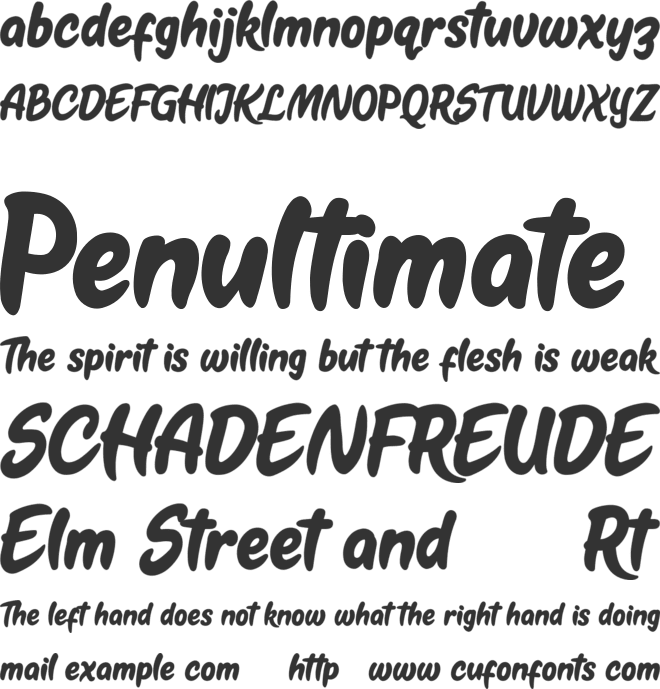 Kestoy Rock font preview