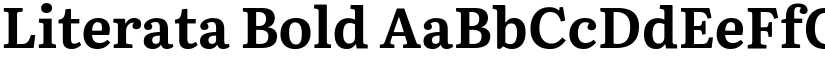 Literata Bold font