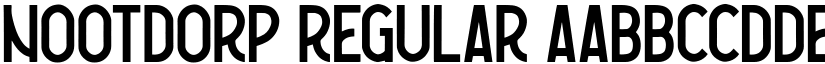 Nootdorp Regular font