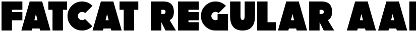 Fatcat Regular font