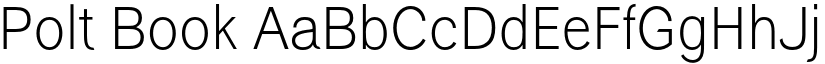 Polt Book font