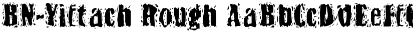 BN-Yiftach Rough font