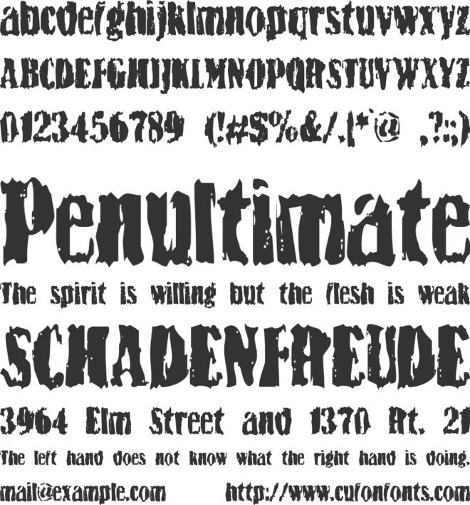 BN Yiftach font preview