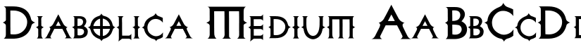 Diabolica Medium font