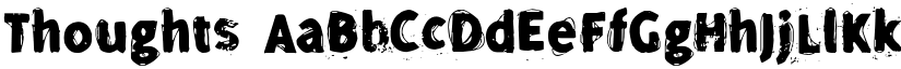 Thoughts font download