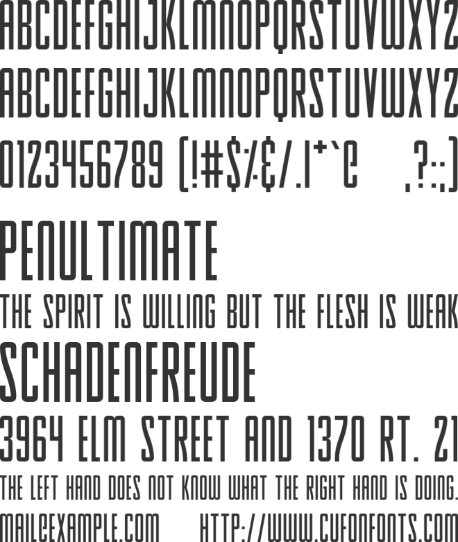 Skinny Sunbeams font preview