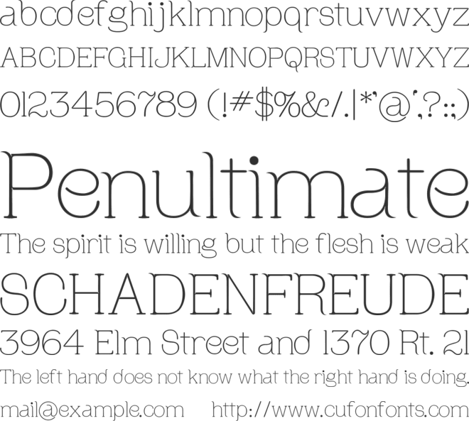 Apple Tree font preview