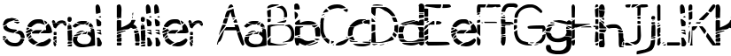 serial killer font